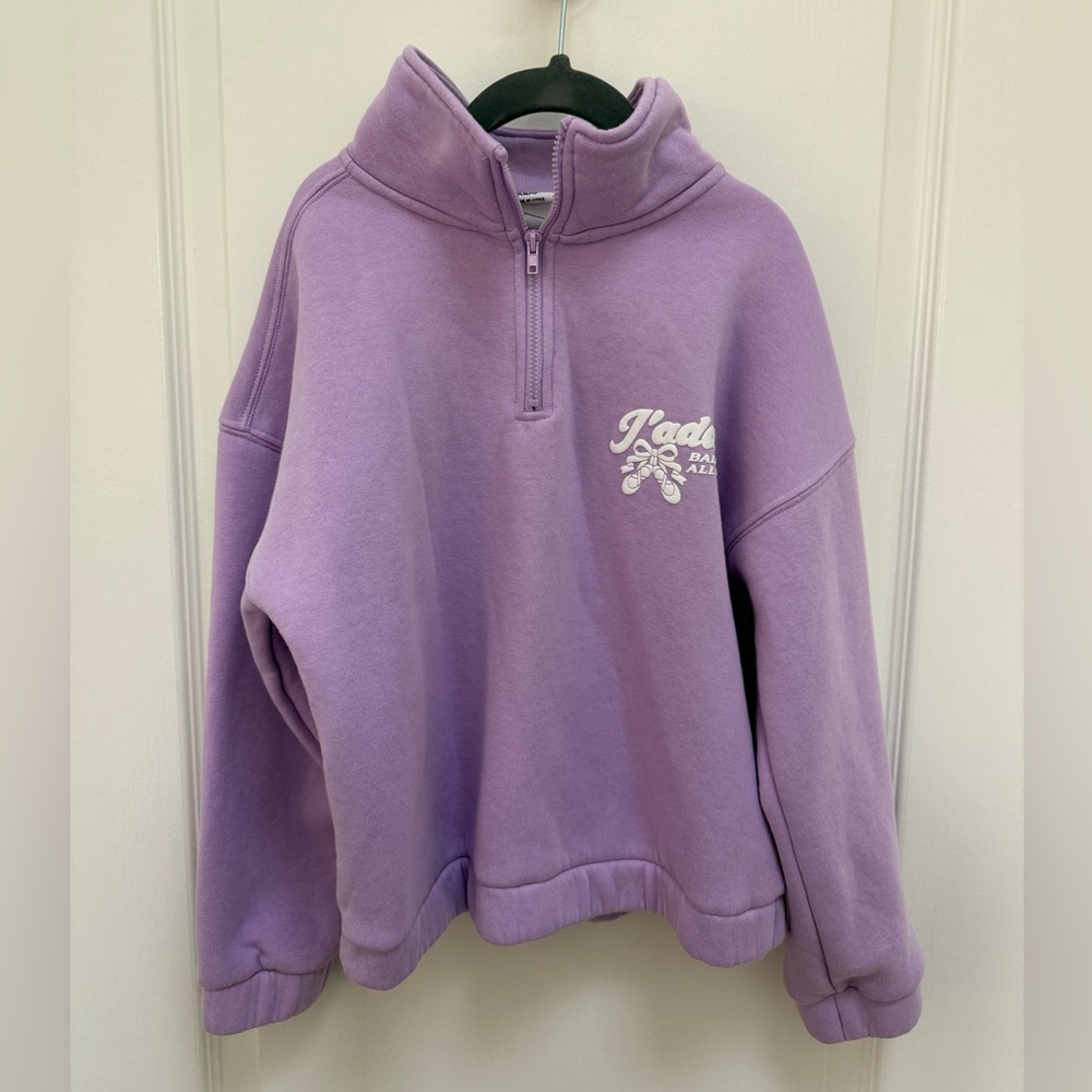 Kids Cotton On Purple Half-Zip Pullover